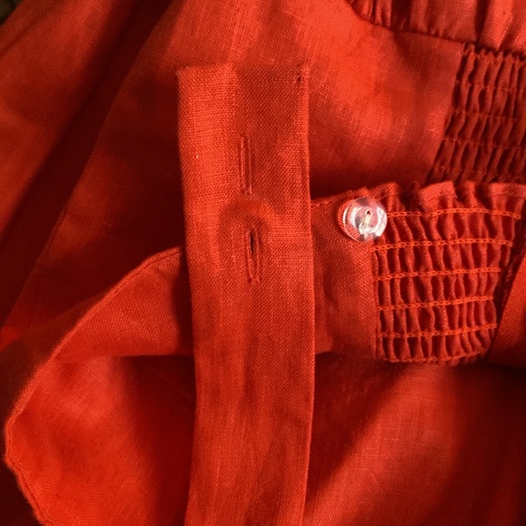 Reformation %100 Linen Manet Dress in Hot Day - Picture 15 of 16